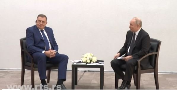 Putin Dodiku: Hvala što podržavate Rusiju; Dodik: Republika Srpska odbija sankcije Rusiji i neće u NATO