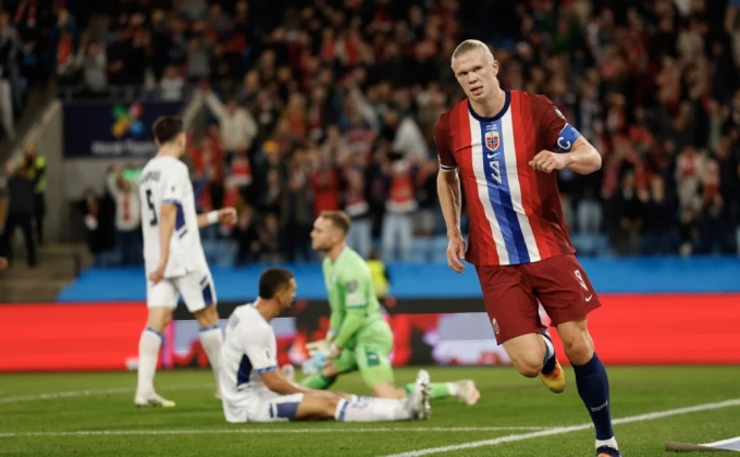 Haland bogato častio saigrače nakon pobjede