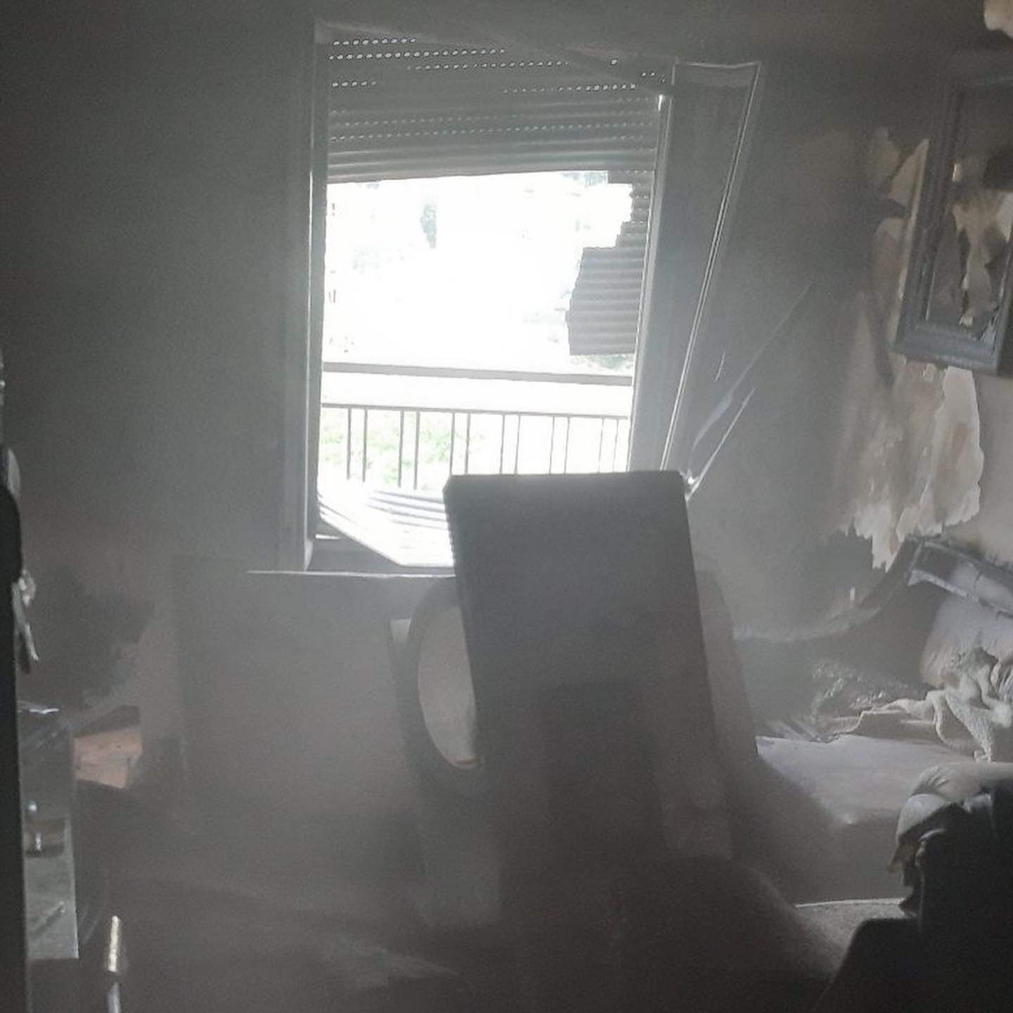 Podgorica: Požar u stanu, dvijema osobama pružena medicinska pomoć