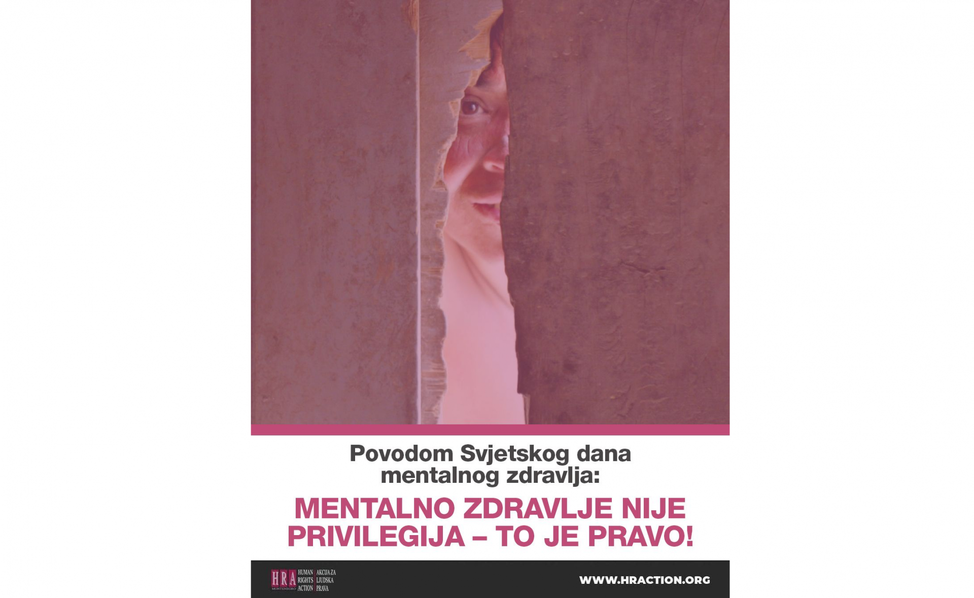 HRA povodom Svjetskog dana mentalnog zdravlja: Mentalno zdravlje nije privilegija – to je pravo