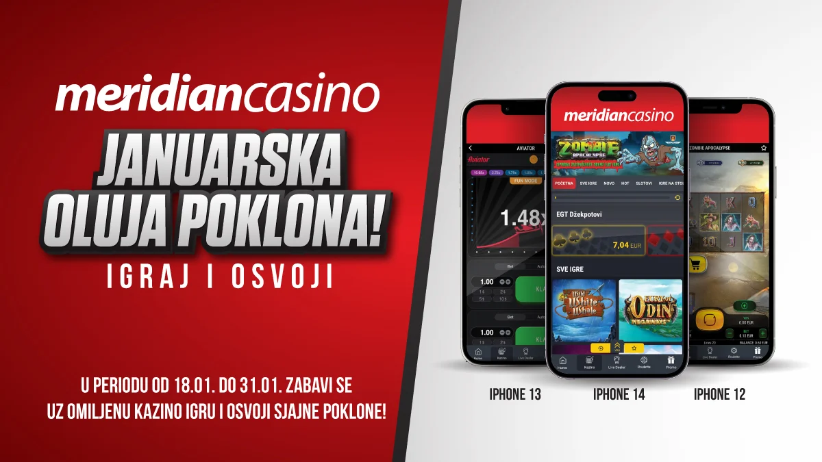Postpraznična euforija – Meridian kazino poklanja iPhone