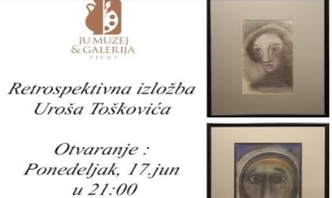 Izložba crteža Uroša Toškovića večeras u Tivtu