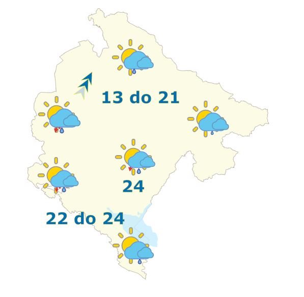 Danas do 24 stepena