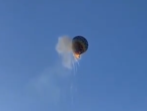 Osmoro mrtvih u padu balona, stravičan snimak sa lica mjesta
