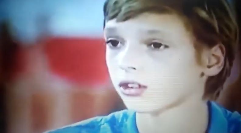 Snimak desetogodišnjeg Aleksandra Vučića