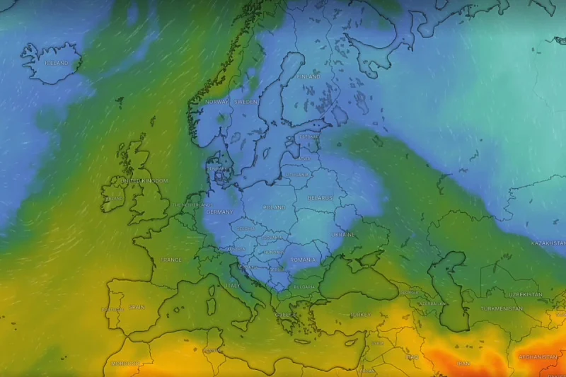 Hladni talas iz Rusije stiže u Evropu: Najsnažnije će pogoditi Balkan, očekuje se i snijeg od četvrtka