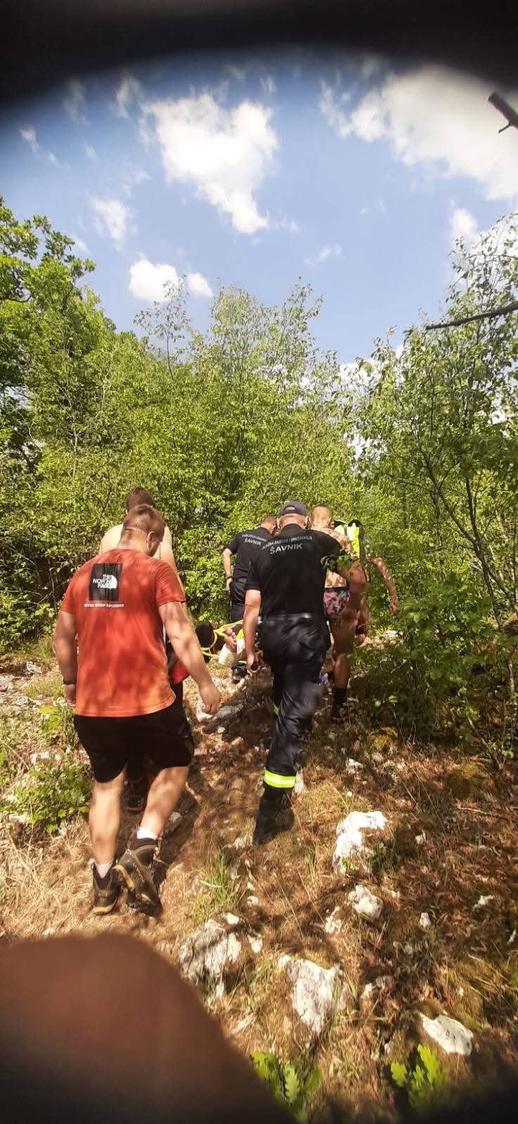 Šavnički vatrogasci evakuisali povrijeđenog iz kanjona Nevidio