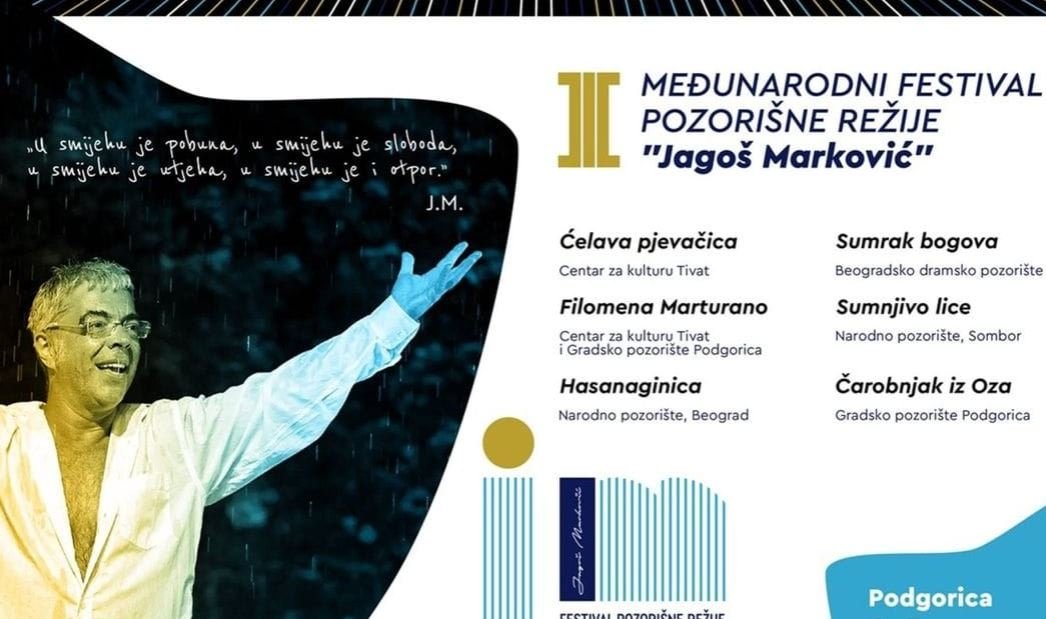 Međunarodni festival režije "Jagoš Marković" od 1. do 6. decembra u Podgorici