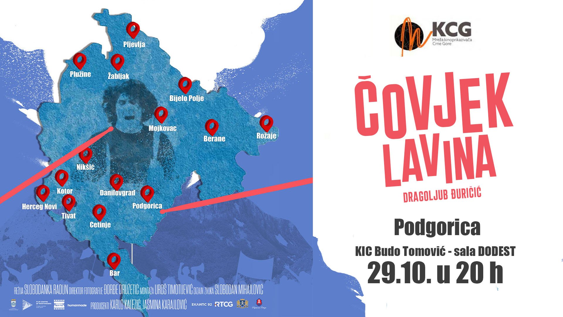Dokumentarni film Čovjek lavina posvećen Dragoljubu Đuričiću u Dodest-u
