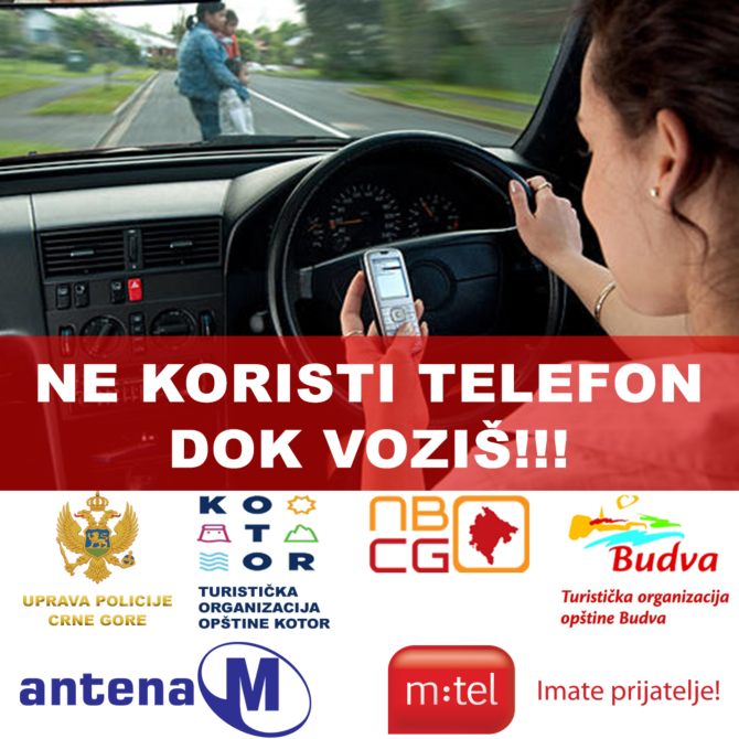 Nova akcija Antene M i partnera: "Ne koristi telefon dok voziš"