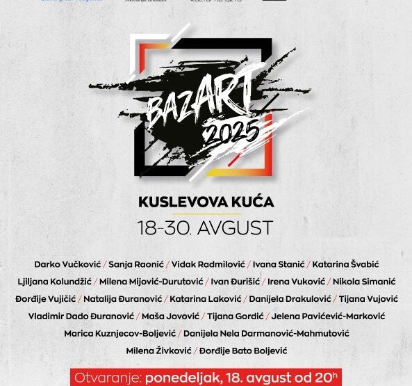 Bazar Art 2025 od ponedjeljka u Kuslevovoj kući