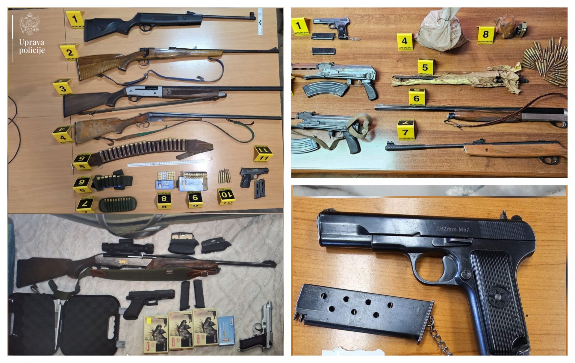 Pretresi na sjeveru: Policija oduzela oružje, eksploziv i drogu, jedna osoba lišena slobode