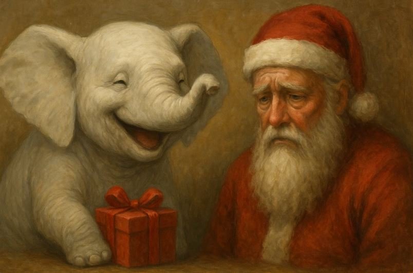 Zaboravite na „Tajnog Djeda Mraza“ – sada je u modi „Bijeli slon“