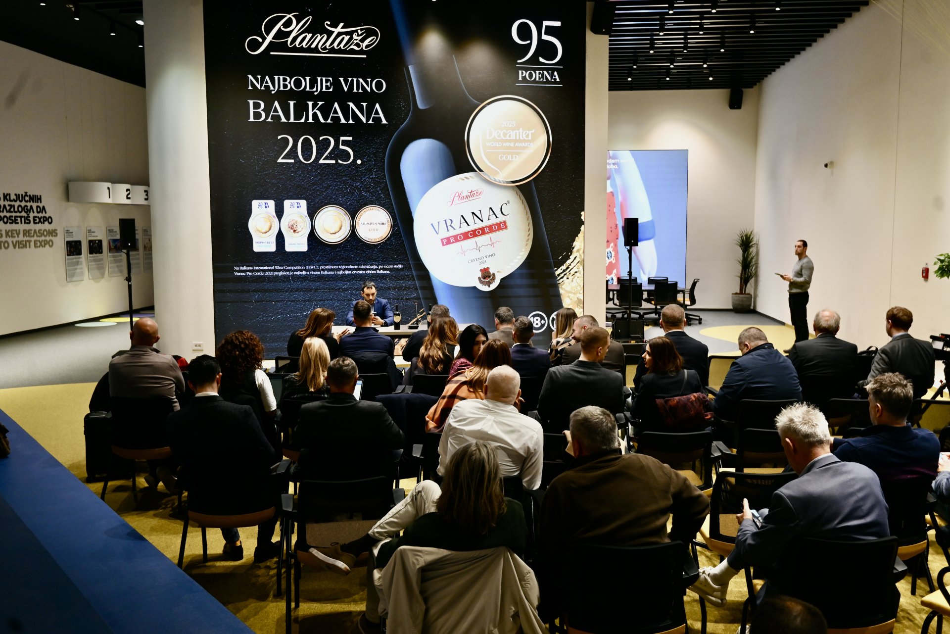 Najnagrađivanije crnogorsko vino predstavljeno na sajmu Wine Vision by Open Balkan 2025