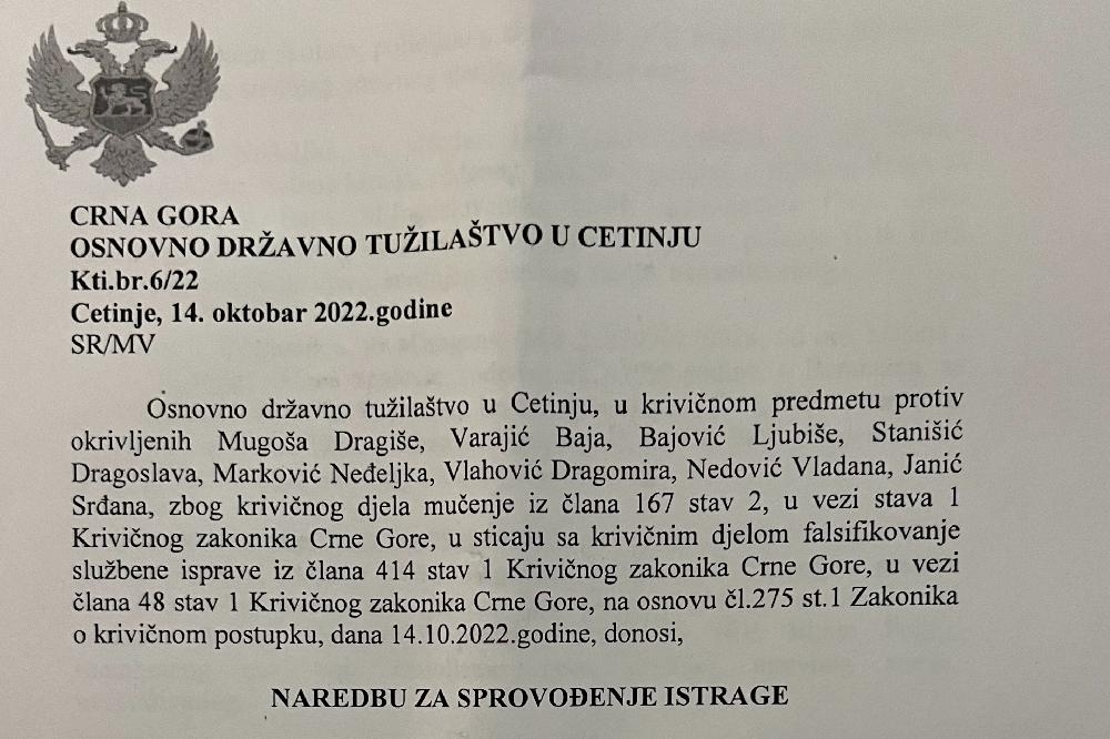 ODT CT naredilo istragu protiv policajca zbog mučenja i falsifikovanja službenih isprava tokom ustoličenja Joanikija