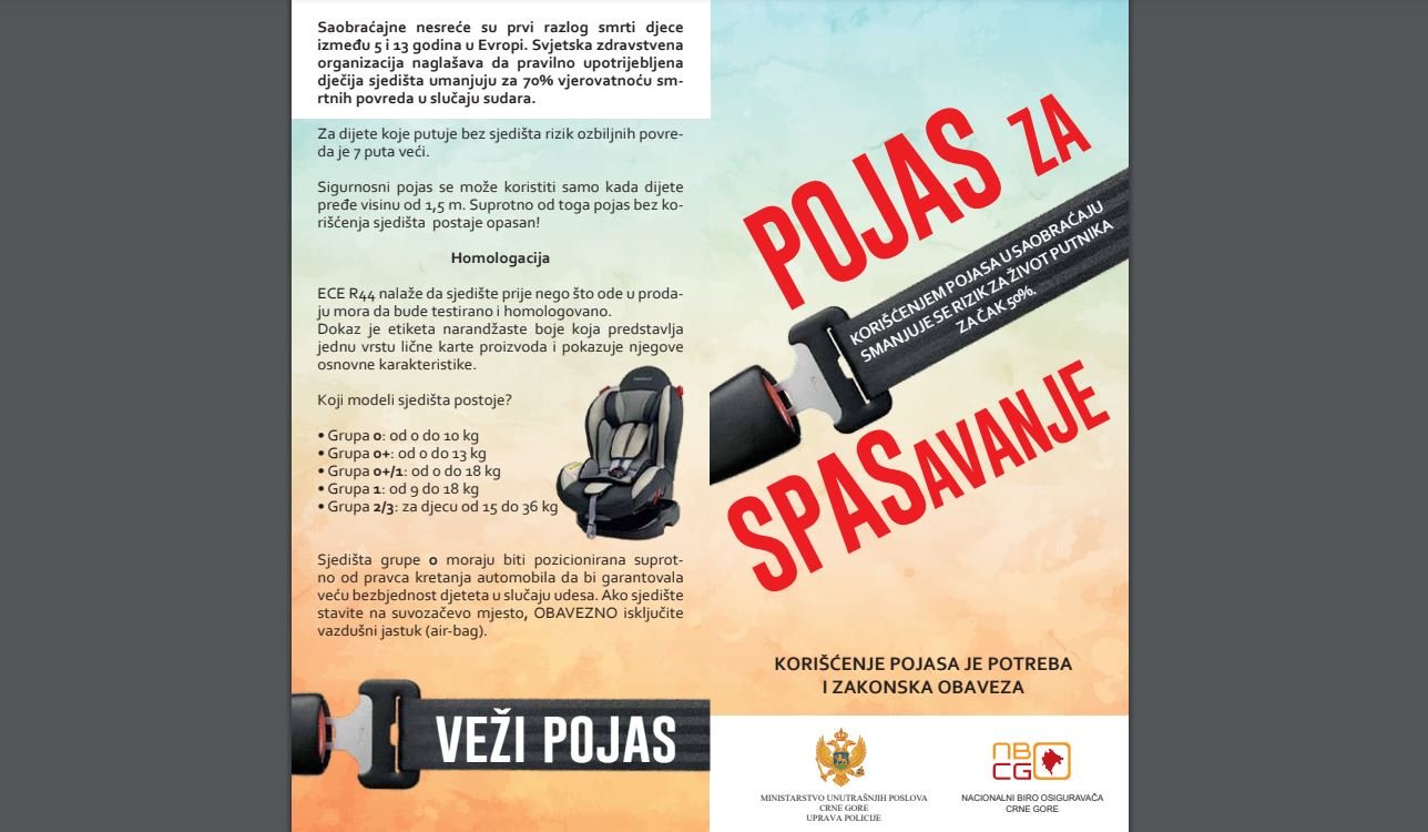 Počinje kampanja - Pojas za spas