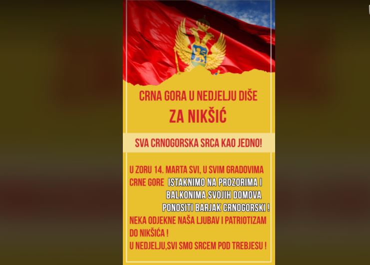 U neđelju svako crnogorsko srce kuca za Nikšić