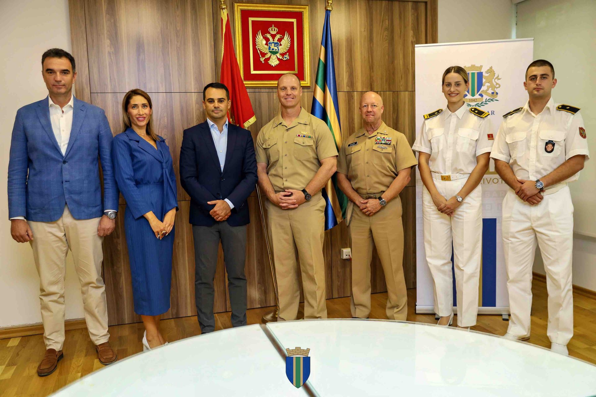 Opština Bar: Raičević ugostio delegaciju američkog ratnog broda USS "Mount Whitney"