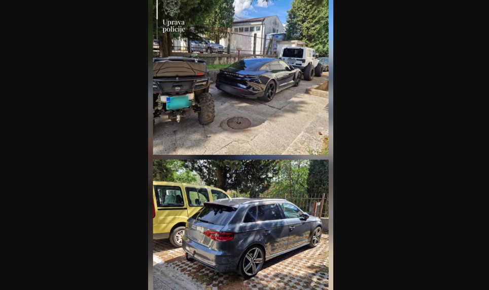 Pretresi u DG i PG: Oduzeta četiri vozila i kvad