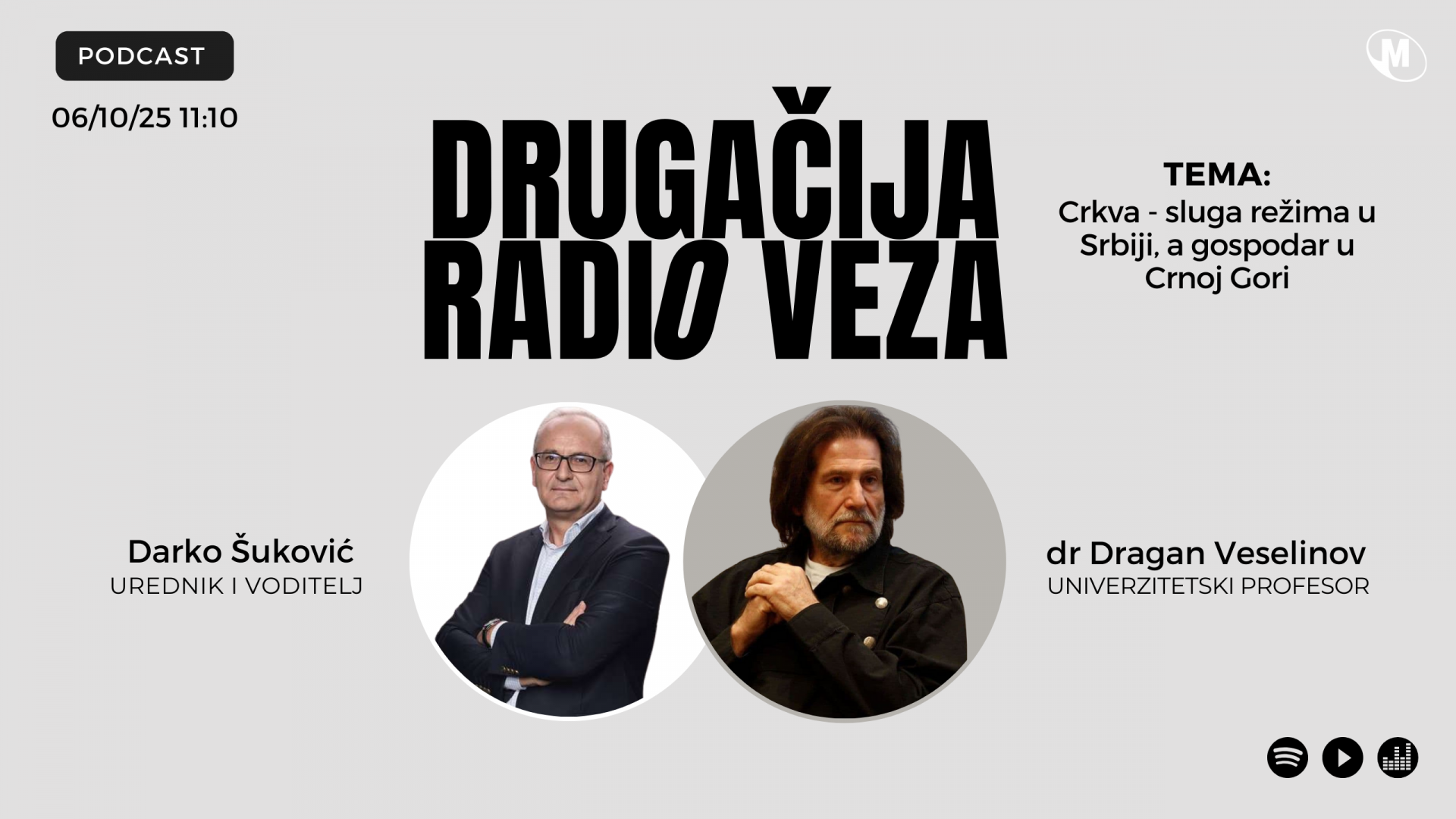 Veselinov u DRV: Crkva - sluga režima u Srbiji, a gospodar u Crnoj Gori