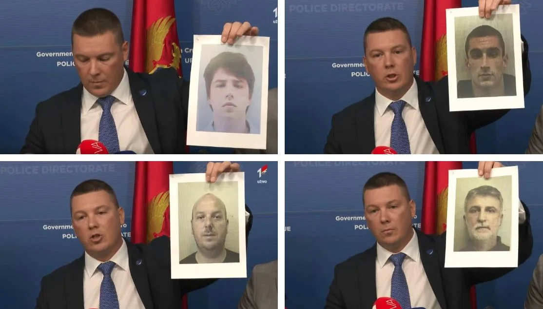 Adžić pokazao fotografije osumnjičenih za kopanje tunela, postoji povezanost grupe sa osobom iz Višeg suda