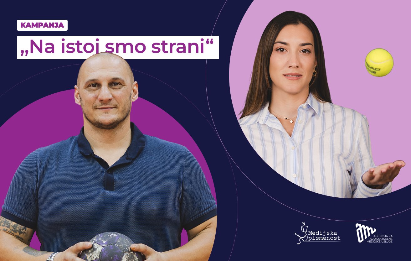 Sportsko pojačanje kampanje „Na istoj smo strani“ -  Mladen Rakčević i Danka Kovinić