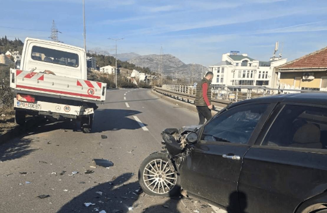 Podgorica: Udes na putu ka Zlatici, povrijeđena jedna osoba
