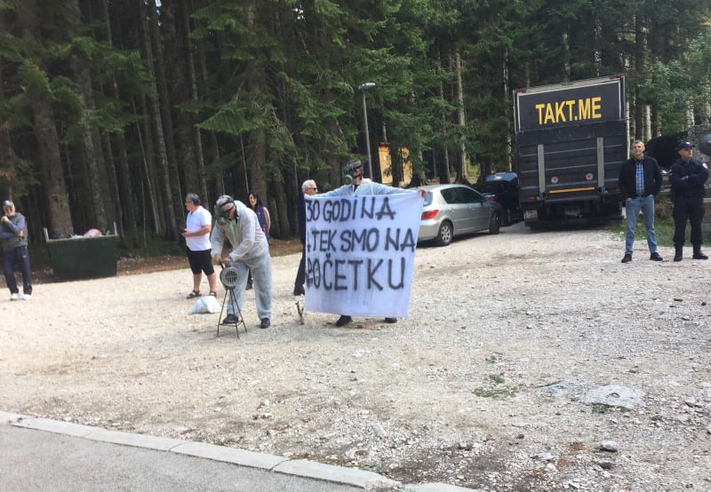 Protest ekologa na Žabljaku: Trideset godina, a tek smo na početku