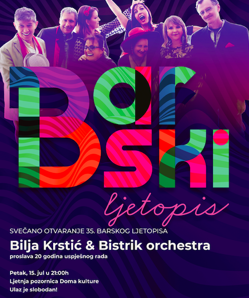 Bilja Krstić & Bistrik orchestra na otvaranju ovogodišnjeg  „Barskog ljetopisa”