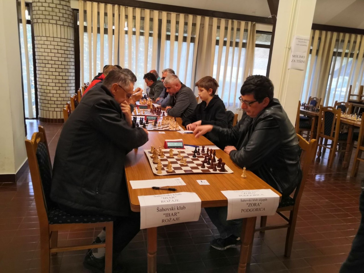 Druga šahovska liga: Zora i Ibar se izdvojili na vrhu