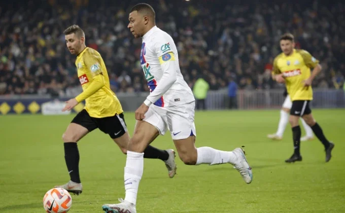 Pet golova Mbapea na jednom meču u Kupu Francuske