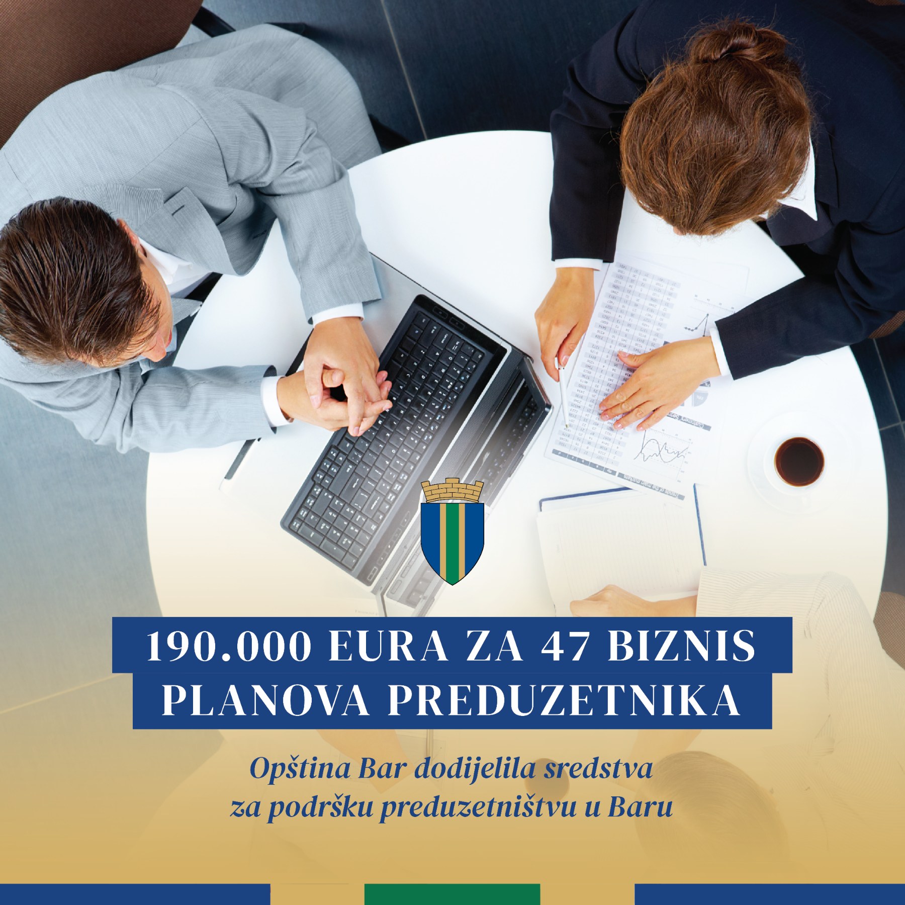 Bar: Podrška Opštine za 47 preduzetnika, 190.000 eura za razvoj novih biznisa