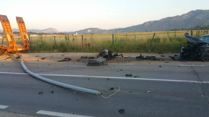 Žestok sudar kod Kapinog polja, dvije osobe povrijeđene
