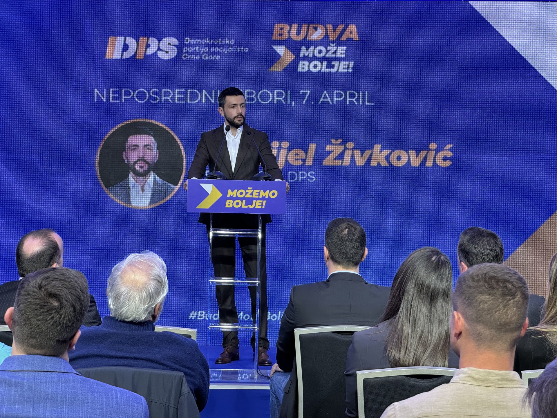 Živković u Budvi: Bićemo najjača lista na izborima 26.maja, bez DPS-a nema stabilne vlasti i razvoja grada