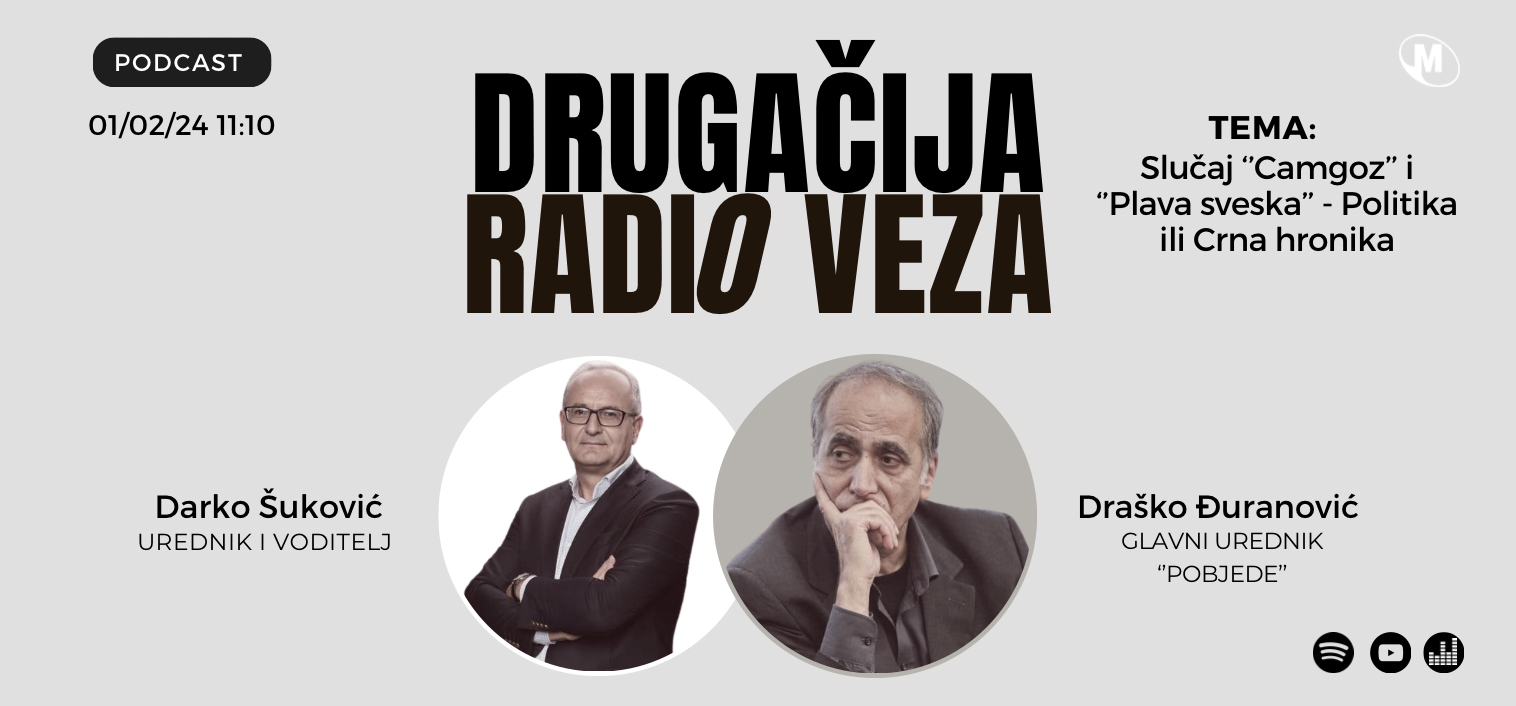 Gost DRV Draško Đuranović: Slučaj "Camgoz" i "Plava sveska"- Politika ili Crna hronika