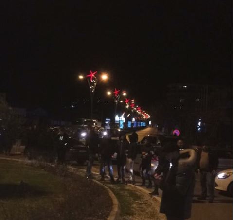 Blokada saobraćaja na primorju, kilometarske kolone