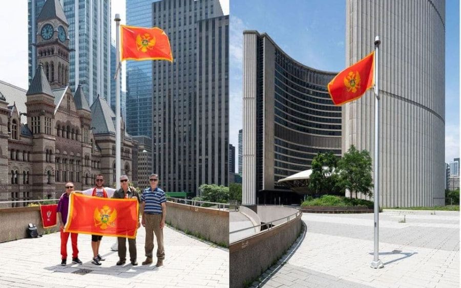 Himna i crnogorska zastava u Torontu