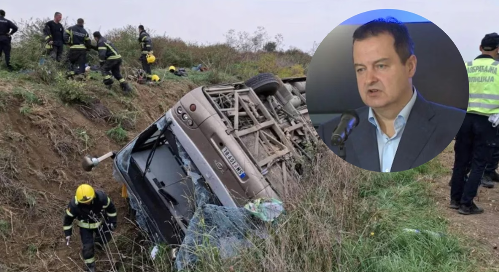 Dačić: Vozač je krivac za nesreću kod Sremske Mitrovice