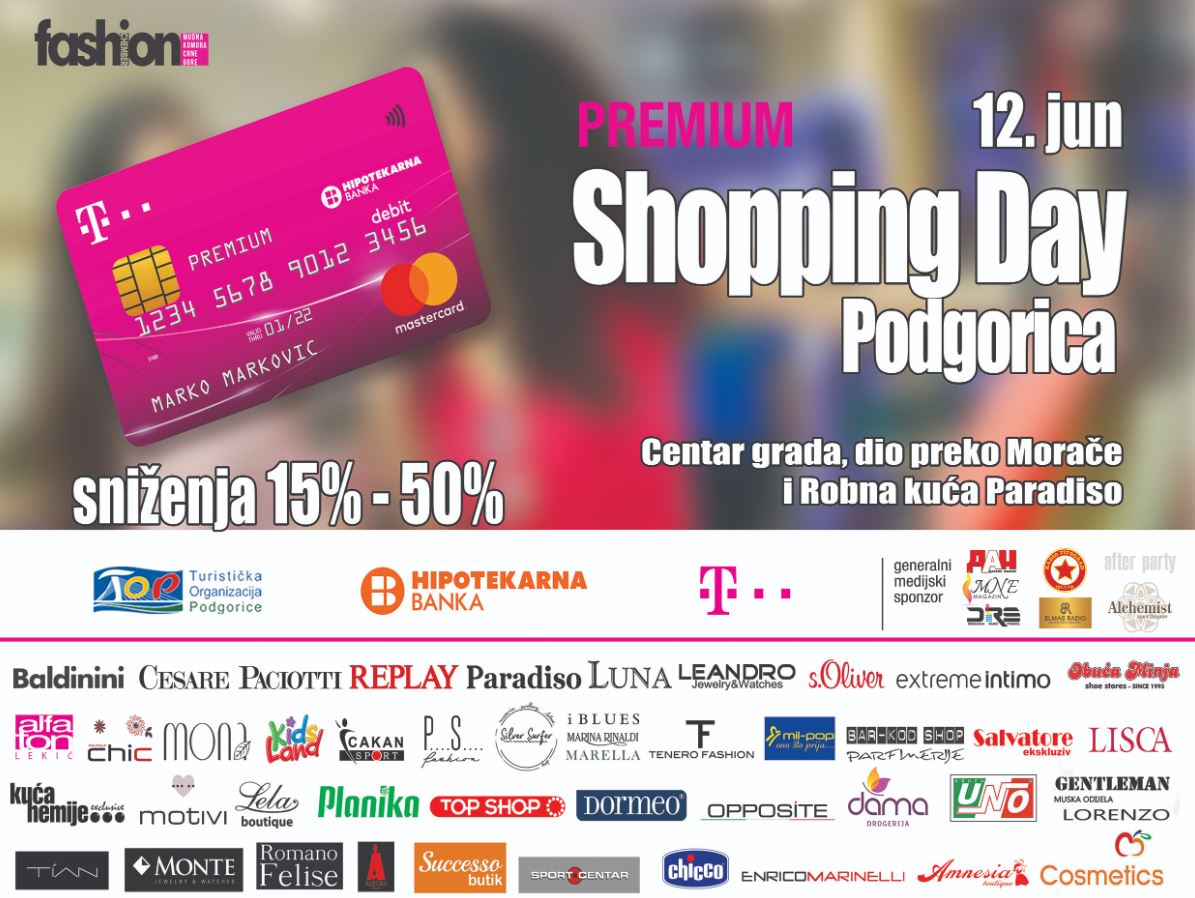 PREMIUM Shopping day 12. juna u Podgorici