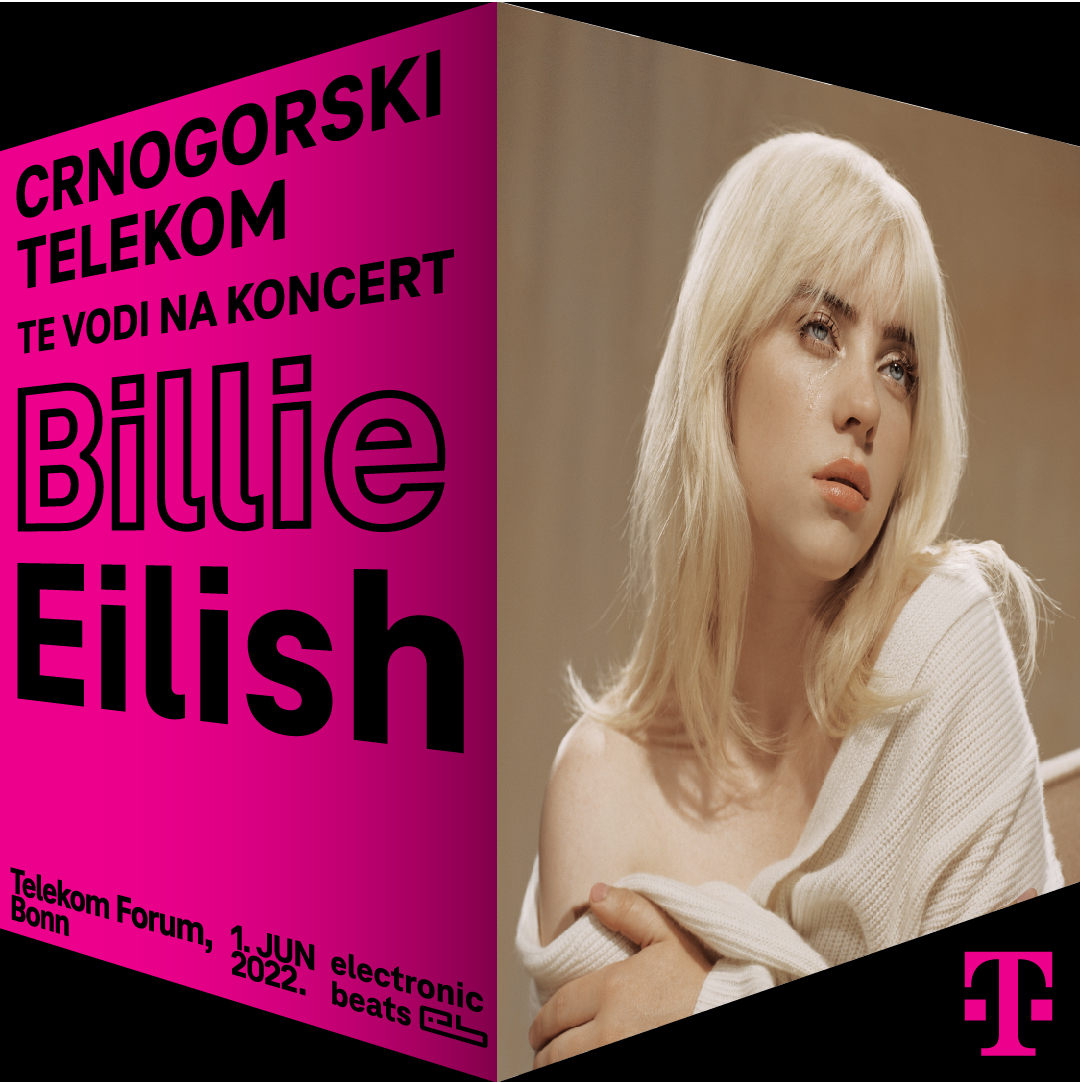 Crnogorski Telekom te vodi na koncert Billie Eilish u Bonu
