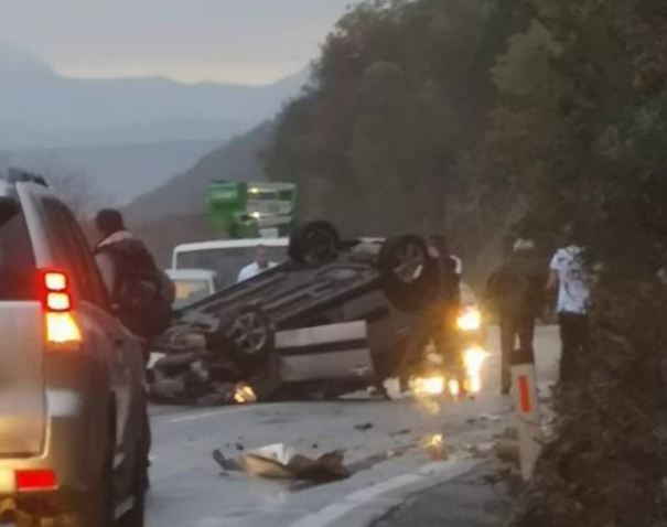 Udes na putu Nikšić - Danilovgrad: Dvije osobe povrijeđene, pušten saobraćaj