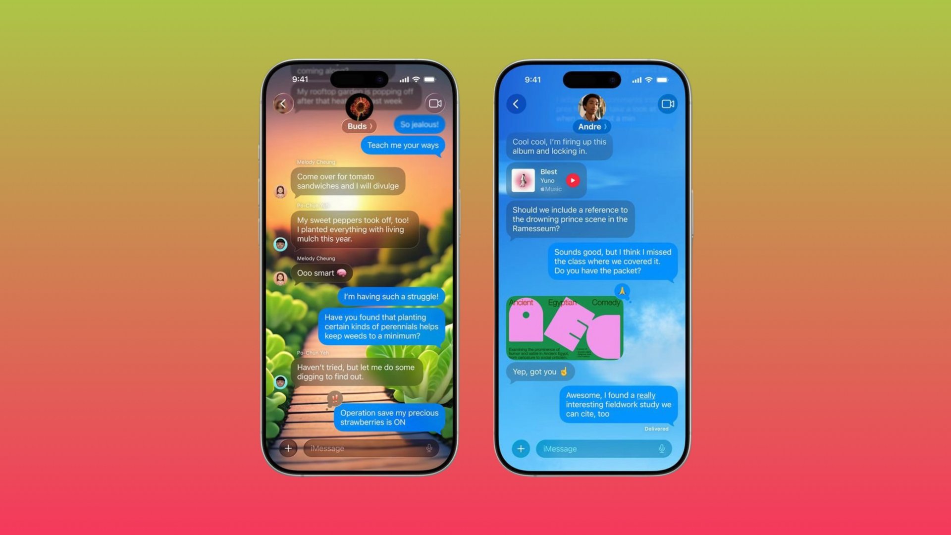 Apple uvodi prilagođene pozadine u aplikaciji Messages sa iOS-om 26