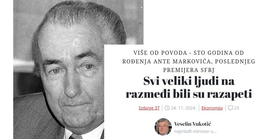 Svi veliki ljudi na razmeđi bili su razapeti