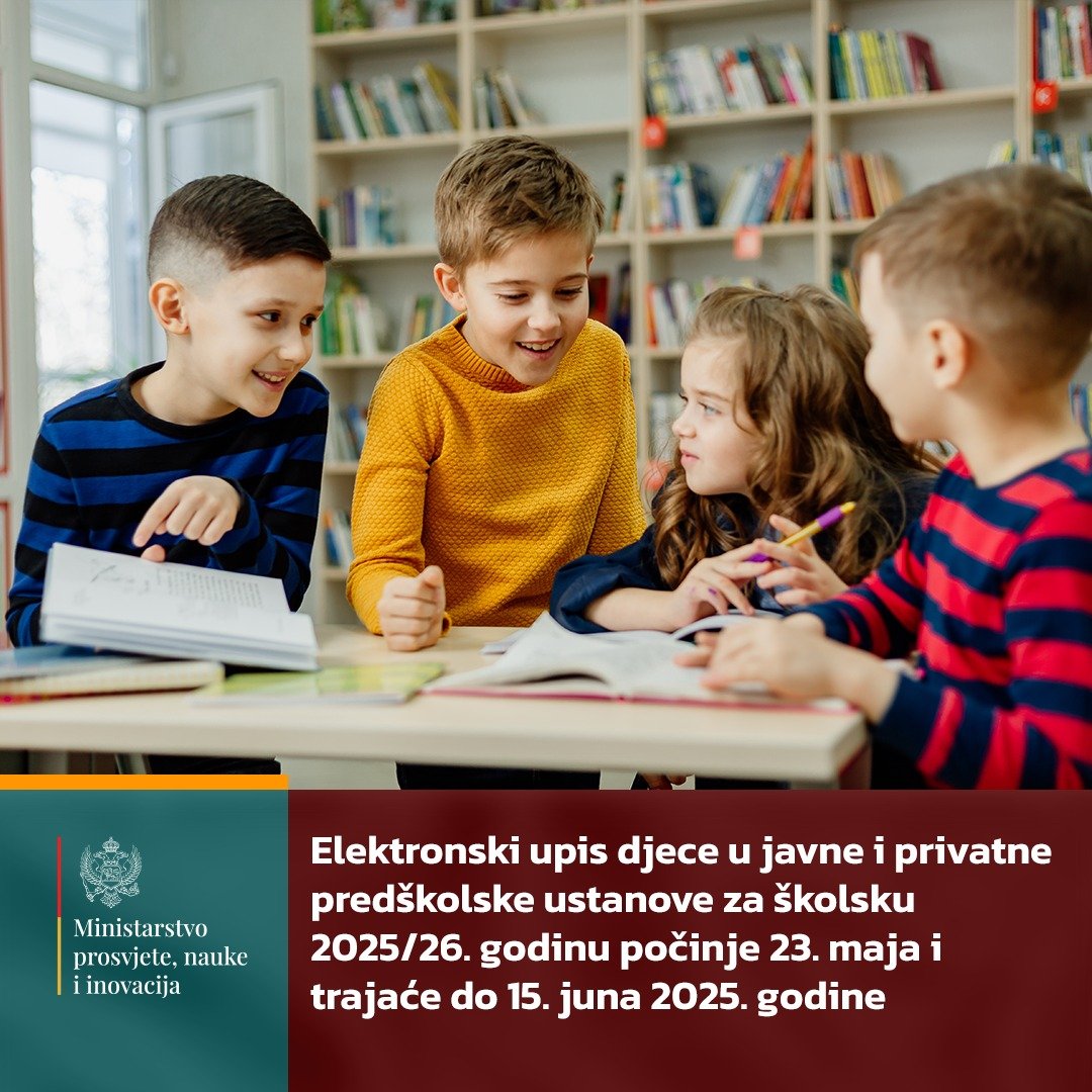 Počinje upis djece u javne i privatne predškolske ustanove