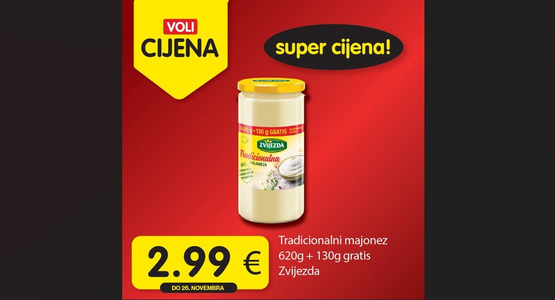 Četvrtak je u znaku novih Voli cijena!