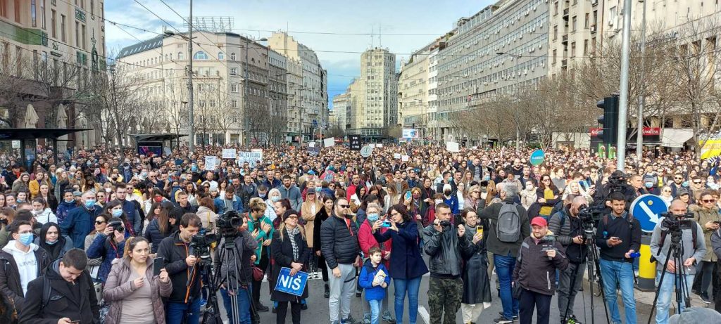 Protest u Beogradu: Za bezopasan vazduh