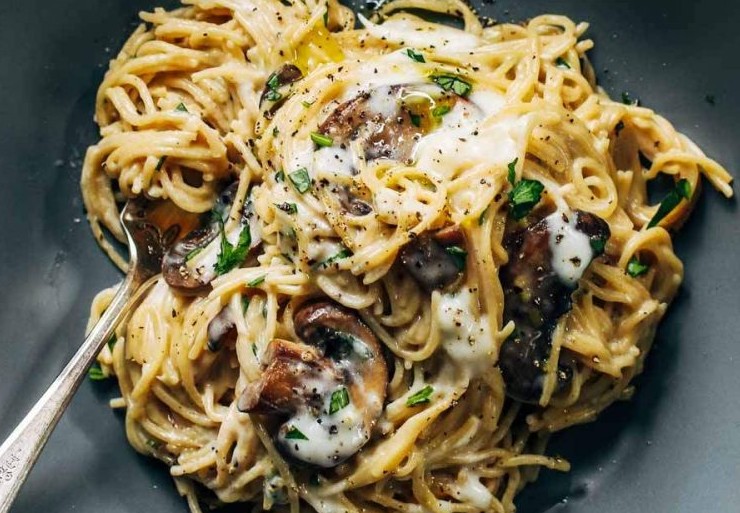 Ukusan obrok: Špagete sa šampinjonima