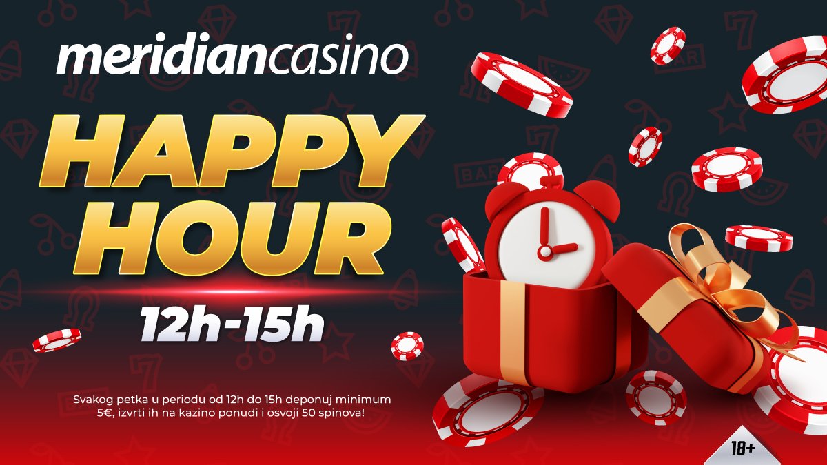 Happy hour uz Meridian Casino!