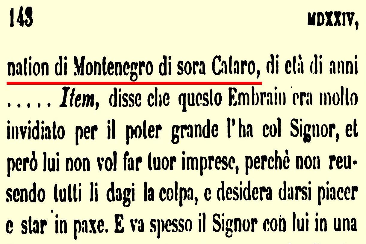 Čovjek CRNOGORSKE NACIJE, godina 1524. — Paštrović na dvoru Sultana (2)