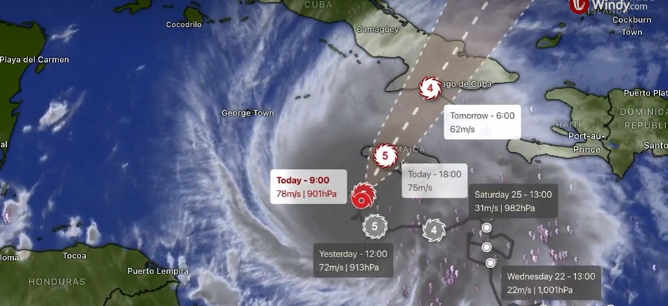 Uragan Melisa stigao do kopna Jamajke, strahuje se da bi mogao da uništi zemlju